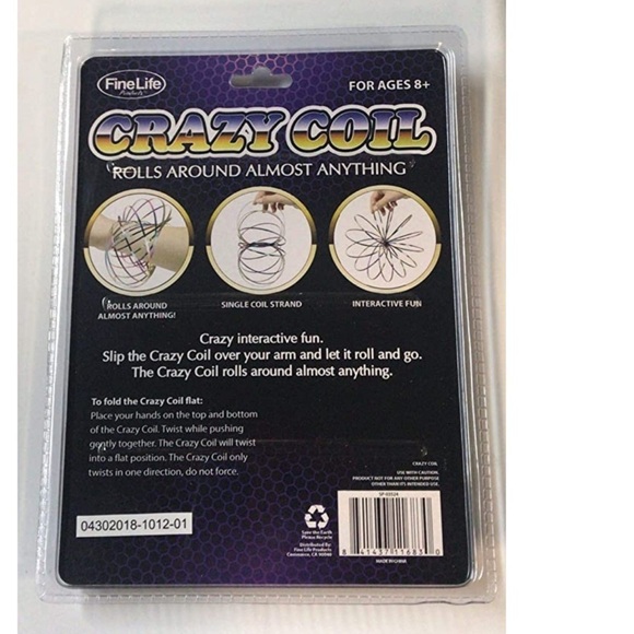 Crazy Coil Fidget Stress Release Toy A Fine Line Novelty Toy - Picture 2 of 2